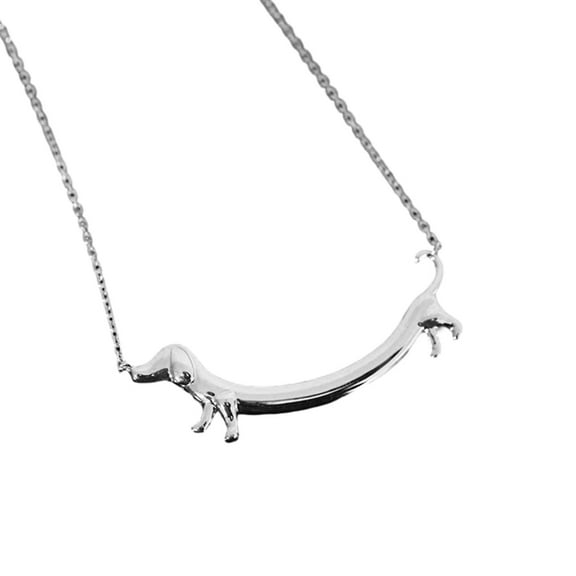 Aellinatey Cute Dachshund Necklace Playful And Adorable Neckchain Perfect for Dog Lovers