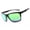 Matte Black To Tortoise, variant on Topwater Black-Blue Tortoise Fade WithBlue Mirror Sunglasses