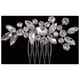 thumbnail image 2 of Peinetas para el cabello de boda, 1 pieza de joyería de peineta para novia, joyería elegante para la cabeza de boda, accesorios para el cabello de cristal, accesorios nupciales para mujeres, 2 of 5