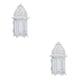 thumbnail image 1 of Candelabro marroquí Cateissary de cristal portavelas hueco de metal vidrio blanco y transparente 2Conjunto, 1 of 6