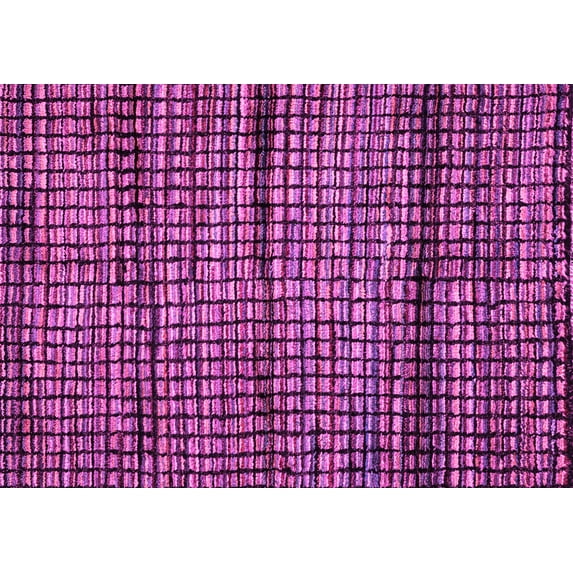 Ahgly Company Indoor Rectangle Abstract Pink Modern Area Rugs, 8' x 12'