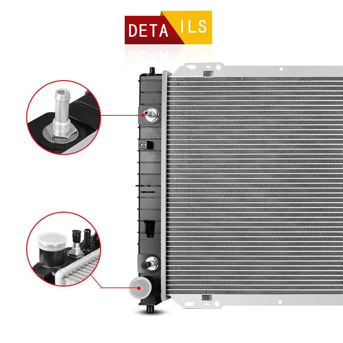 RVNI Radiator For Ford Mazda Mercury Fit 2001-2007 Escape 2001-2006 Tribute 2005-2008 Mariner