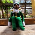 thumbnail image 2 of 11 81 Pulgadas Lindo Muñeco Elfo Navideño Figura Peluche Navideña Adorno Juguete (verde), 2 of 9