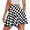 Checkerboard, variant on Women's Tennis Golf Skirts Skorts High Waisted Athletic with Shorts Pockets for Workout Casual Running, Built-in Shorts