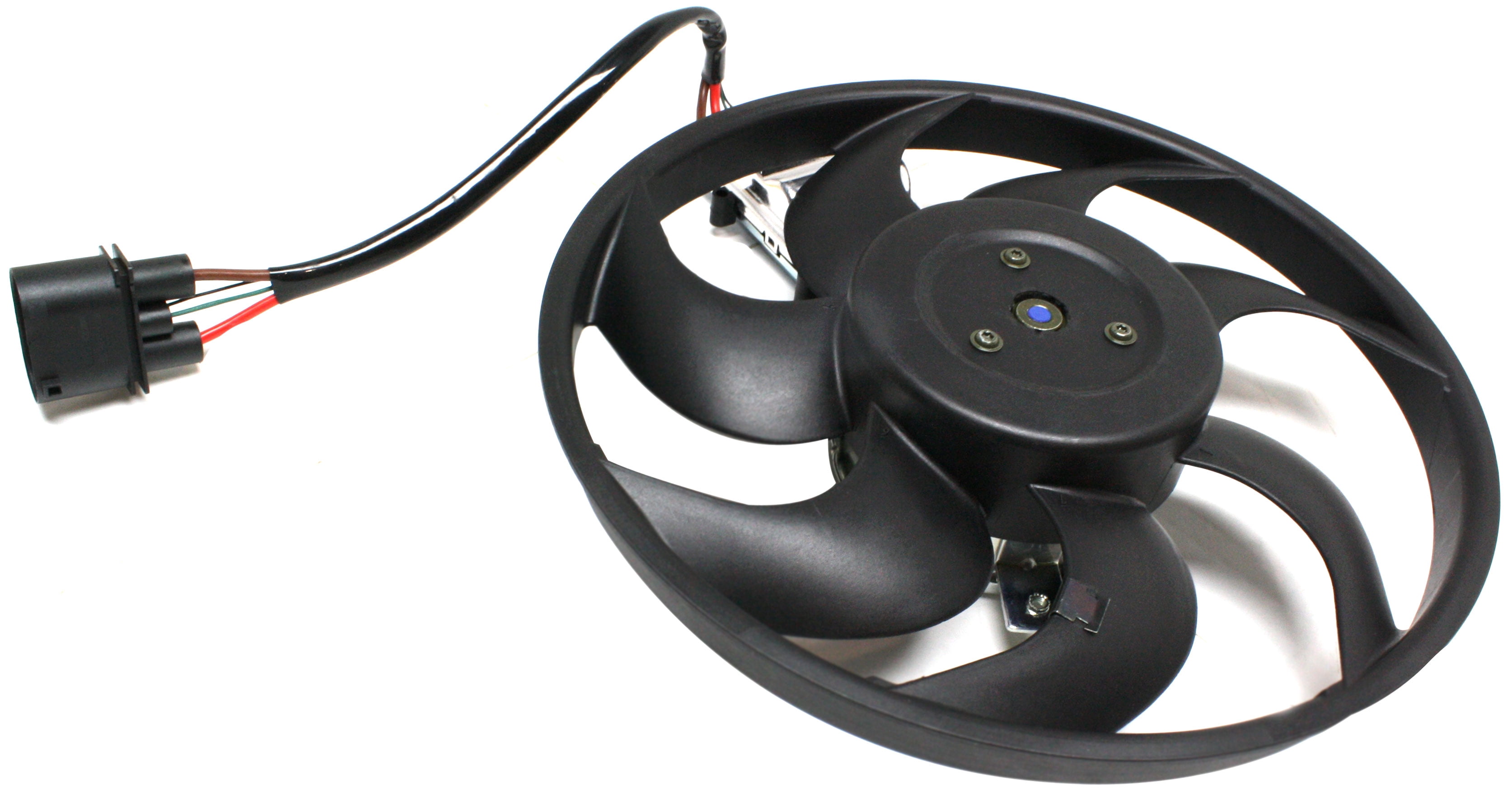 Replacement REPV160903 Cooling Fan Assembly Compatible with 2005-2006, 2008-2010 Porsche Cayenne 2004-2010 Volkswagen Touareg A/C Condenser