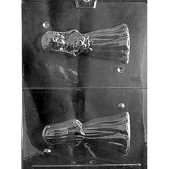 Grandmama's Goodies W043 3D Bride Wedding Shower Chocolate Candy Soap Mold with Exclusive Molding Instructions