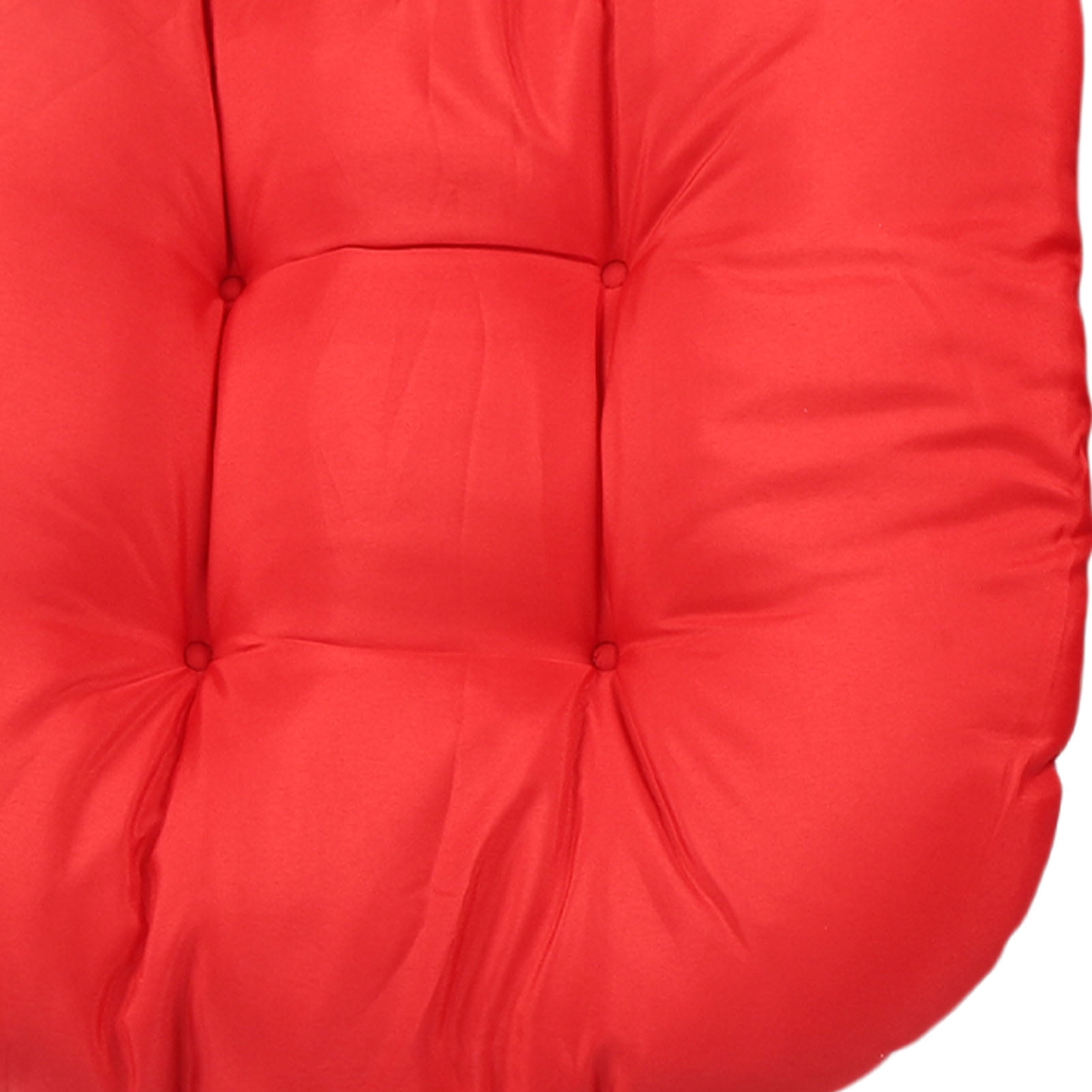 M Buder 2-Piece Outdoor Chair Cushions Tufted Patio Furniture Cushions, Waterproof Thick U-Shaped Seat Pads, 18.9 x 18.9 Inches / 48 x 48 cm, Vibrant Red