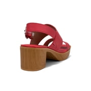 Aerosoles Tara Women's Comfort Heeled Sandal, Wide Width