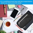 thumbnail image 4 of Pencil Case, Large Capacity Pencil Cases Pen Bag Pouch Holder Travel Cosmetic Make Up Bag Pouch Cab, 4 of 5
