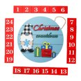 thumbnail image 2 of Lista de calendario de cuenta regresiva de Navidad Casa de bienvenida de madera Rudolph Decoración tridimensional Wmkox8yii gf11320, 2 of 8