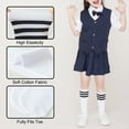 thumbnail image 2 of Kids Soccer Socks Toddler Soccer Socks Girls Boys Soccer Socks Kids Tube Socks with Stripes Toddler Knee High Socks 3 Pairs 4, 2 of 5