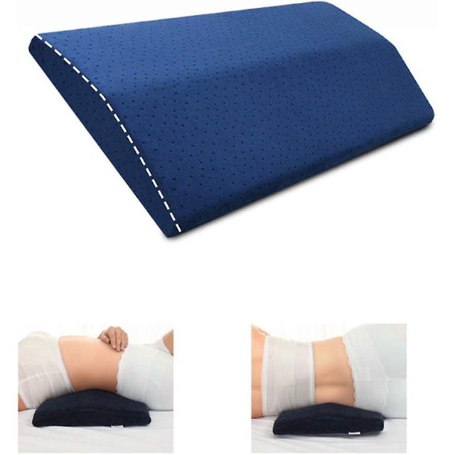 Almohada de apoyo lumbar ortopédica LIUYMXG espuma viscoelástica para dormir 24 x 60 cm
