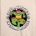 thumbnail image 3 of Teenage Muntant Ninja Turtles - Have A Turtley Awesome Holiday - Women's Lightweight French Terry Long Sleeve Shirt, 3 of 5
