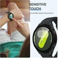thumbnail image 5 of KOMI [2Pack for Samsung Galaxy Watch 7 2024 Screen Protector Case 44mm Accessories, Protective Face Cover for 44 mm, Hard Bumper Built-in Tempered Glass Film for Women Men, 5 of 7