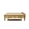 thumbnail image 4 of Lisonu Bamboo Kitchen Cart on Wheels, Rolling Island Trolley with Drawer and 2 Shelves, Natural Wood Utility Cart for Extra Storage & Prep Space, 4 of 6