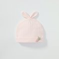 thumbnail image 5 of Gorro de bebé otoño e invierno de doble capa de 0 a 3 meses de terciopelo de algodón a prueba de viento, gorro cálido para bebé recién nacido, gorro fetal, 5 of 5