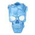 thumbnail image 1 of 1Pc Skull Shape Storage Container Decorative Pen Holder Desktop Organizer Blue, 1 of 7