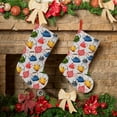 thumbnail image 6 of Sikiie Watercolor Teapots Christmas Stockings,18 Inches Christmas Stockings Xmas Hanging Stockings for Family Christmas Decorations & Gifts, 6 of 7