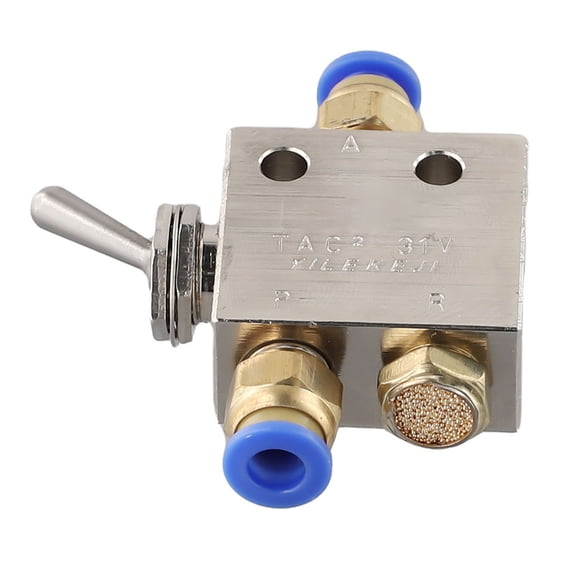 TAC2-31V Pneumatic Valve 2 Position 3 Way Mechanical Valve With 6mm Connector