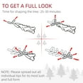 thumbnail image 6 of HOMCOM 6ft Artificial Black Christmas Tree, Holiday DÃ©cor with Steel Base, 6 of 9