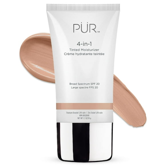 Crema hidratante PÜR 4 en 1 teñida con SPF 20 Hydrating Vegan