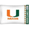 NCAA University of Miami Micro Fiber Pillow Case