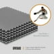 thumbnail image 5 of Tatami Piso de Hule Profesional Para Gimnasio Artes Marciales Marthing Tapete Ejercicio, Protector de Piso Maquinas de Ejercicio Facil de Colocar y Limpiar Antidezlizante Bicolor Gris / Negro, 5 of 6
