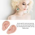 thumbnail image 4 of ZOUSSIQI 2Pairs Soft Silicone Ear Model, Flexible Fake Ear Simulation Ear Model Realistic for Jewelry Earrings Display Piercings Practice Acupuncture Mannequin Learning (Medium Skin) CA919-36326, 4 of 9