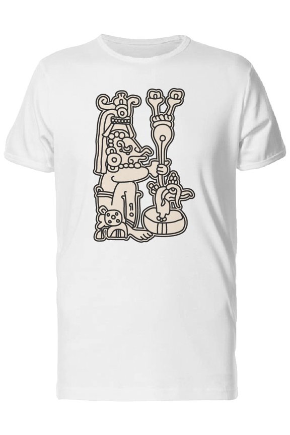 Mayan With Instruments T-Shirt Men -Image by Shutterstock, Male Medium