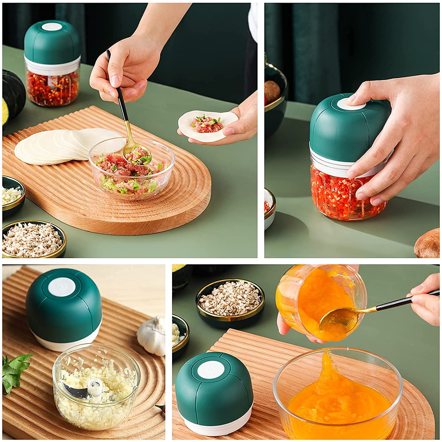 Baby Food Mills Wireless Electric Meat Grinder Machine Kitchen Aid Mincer  Multi Function Food Processor Pepper Garlic Masher Baby Diet Maker USB  230427 From Xianstore06, $18.69