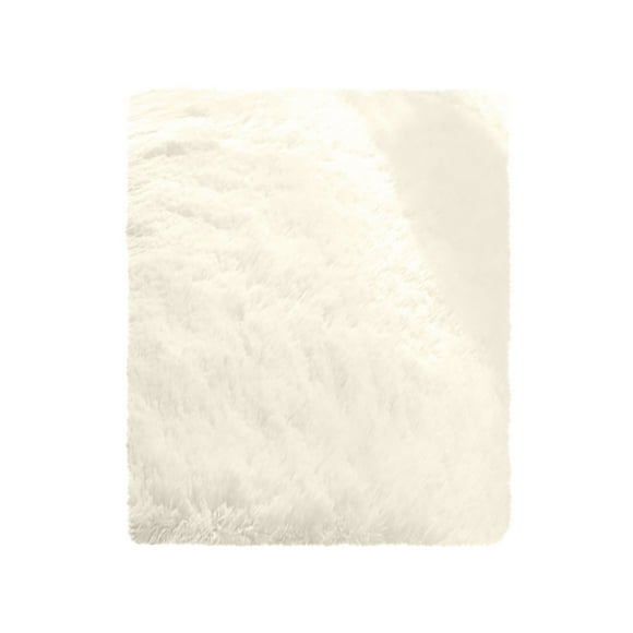 Soft Carpet, EDHITNR Non-Slip Area Rug for Dining Room Home Bedroom, 50x160cm High Pile Shag Floor Carpet Machine Washable Quick Dry, Beige