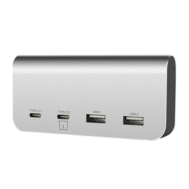Convertidor De Transmisión De Alta Velocidad De Extensión Hub Usb De 4 Puertos Para Tesla Model 3 Moyic VI004691-00