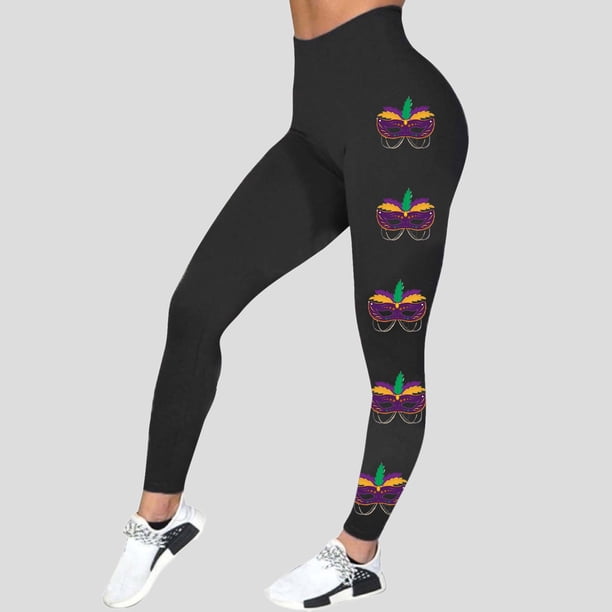 WILLBEST Leggings de Yoga de Cintura Alta Con Estampado Para Mujer, Pantalones Deportivos Para Controlar El Abdomen, Elásticos, Cómodos, Suaves y Transpirables, Ropa Deportiva Extra Grande