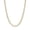 14k Yellow Gold, variant on Tennis Necklace for Women 14K Gold Plated 3mm Cubic Zirconia Diamond Chain Adjustable 15-18" 4-Prong Setting Classic