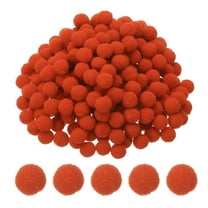 0.4inch Pom Poms for Crafts, 500pcs Pompoms for Crafts Puff Balls Bulk Fuzzy Balls for Hats Christmas Art DIY, Orange