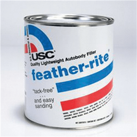 US Chemical & Plastics USC 21335 Feather-Rite Automotive Body Filler, 1 Quart