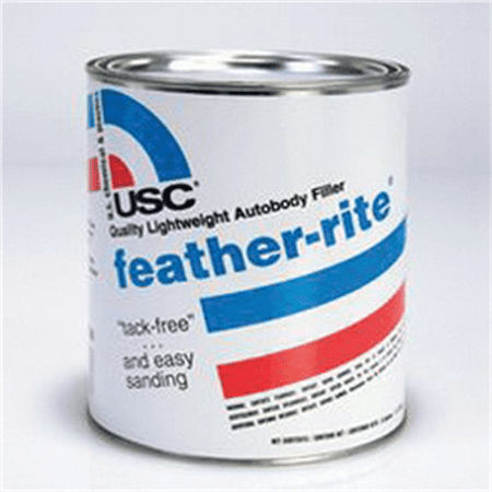 US Chemical & Plastics USC 21335 Feather-Rite Automotive Body Filler, 1 Quart