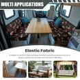 thumbnail image 3 of Yuyamidu Cherry RV Dinette Cushion Covers Comfy RV Stretch Sofa Seat Slipcovers Washable Camper Couch Cushion Covers Set 1 Backrest Cover and 1 Bench Cover, 3 of 7