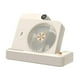 thumbnail image 5 of Ventilador de escritorio con refrigeración por aire, soporte de carga para teléfono, perilla de control, elegante y bajo beige, 5 of 9