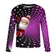 thumbnail image 5 of Blusas y camisas de manga larga con cuello redondo para hombre, estilo casual, cuello redondo, manga larga, camiseta estampada de Halloween, blusa de poliéster para hombre., 5 of 5