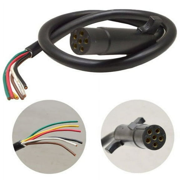 Wesbar Boat Trailer Light Plug | 6 Pin 36 Inch