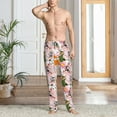 thumbnail image 2 of Fuzoiu Cartoon Halloween Print Men's Pajama Pants,Lounge Pants for Men,Lounge PJ Bottoms,Sleepwear Pants with Drawstring Pockets -Small, 2 of 6