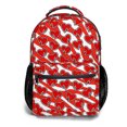 thumbnail image 2 of Mochila para Niños HBK ONO '97 Estampado de Corazones Rojo y Blanco, 2 of 4