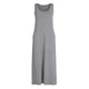 thumbnail image 2 of Vestido de Cuello de Tripulación para las Mujeres Moda Casual Color Sólido sin Mangas Bolsillo Longitud de Tobillo Vestido de Verano Largo para las Mujeres, 2 of 6