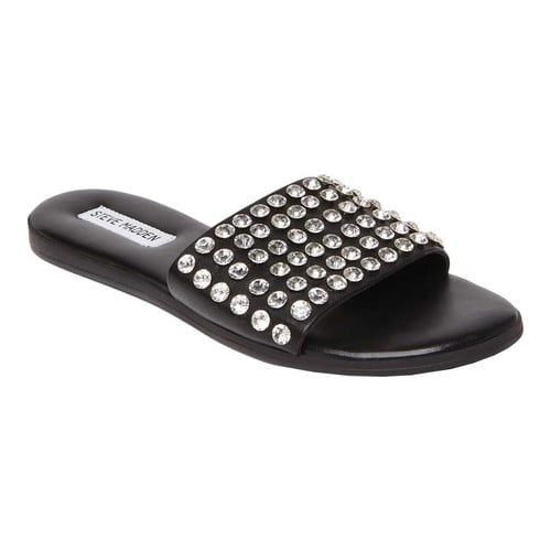 rhinestone slides steve madden
