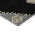 thumbnail image 3 of Addison Rugs Mayfield Premium Machine Washable Traditional Oriental Black Rectangle Rug, 3' x 5', 3 of 6