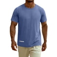 thumbnail image 5 of DODADAWANJ Big and Tall Mens T-shirts Casual Summer Workout Shirts Short Sleeve Round Neck Shirt Solid Color Tees XXL, 5 of 10