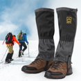 thumbnail image 2 of 1 par al aire libre deportes impermeables escalada senderismo Legging polainas zapato botas cubierta negro Ecomeon no, 2 of 6