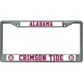 thumbnail image 2 of Alabama Crimson Tide License Plate Frame Chrome, 2 of 2