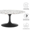 thumbnail image 4 of Lippa 36" Round Terrazzo Coffee Table, 4 of 6